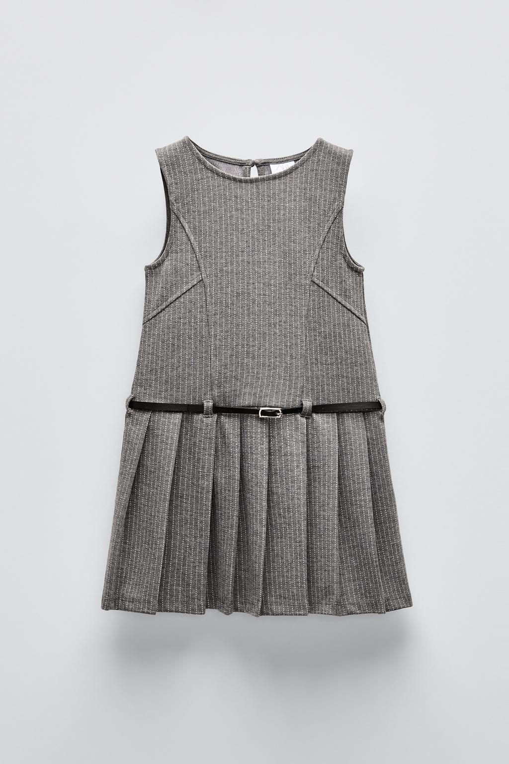 BOX PLEAT PINAFORE DRESS - Zara фото 2