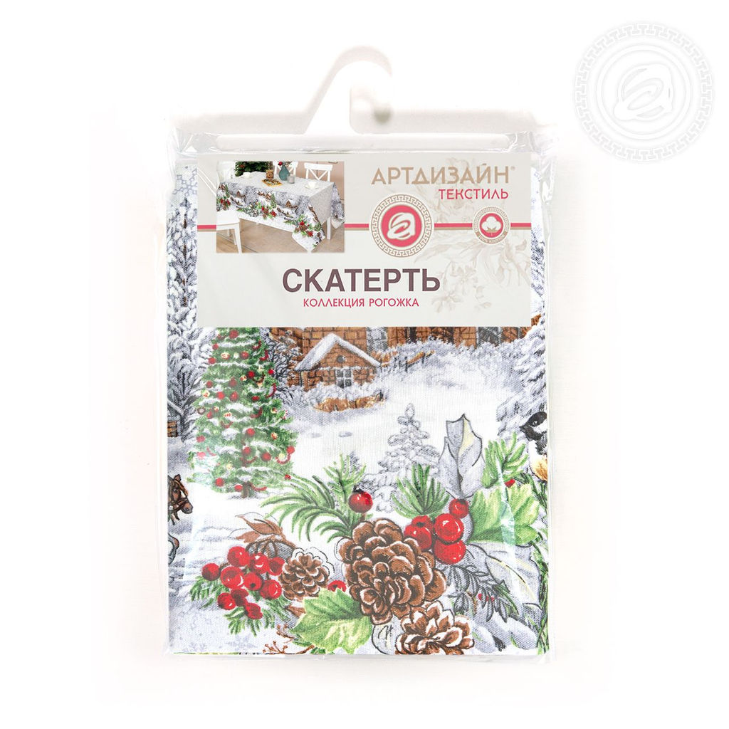 Студёная пора скатерть 120*145/1 шт. - 120*145 Скатерти из рогожки