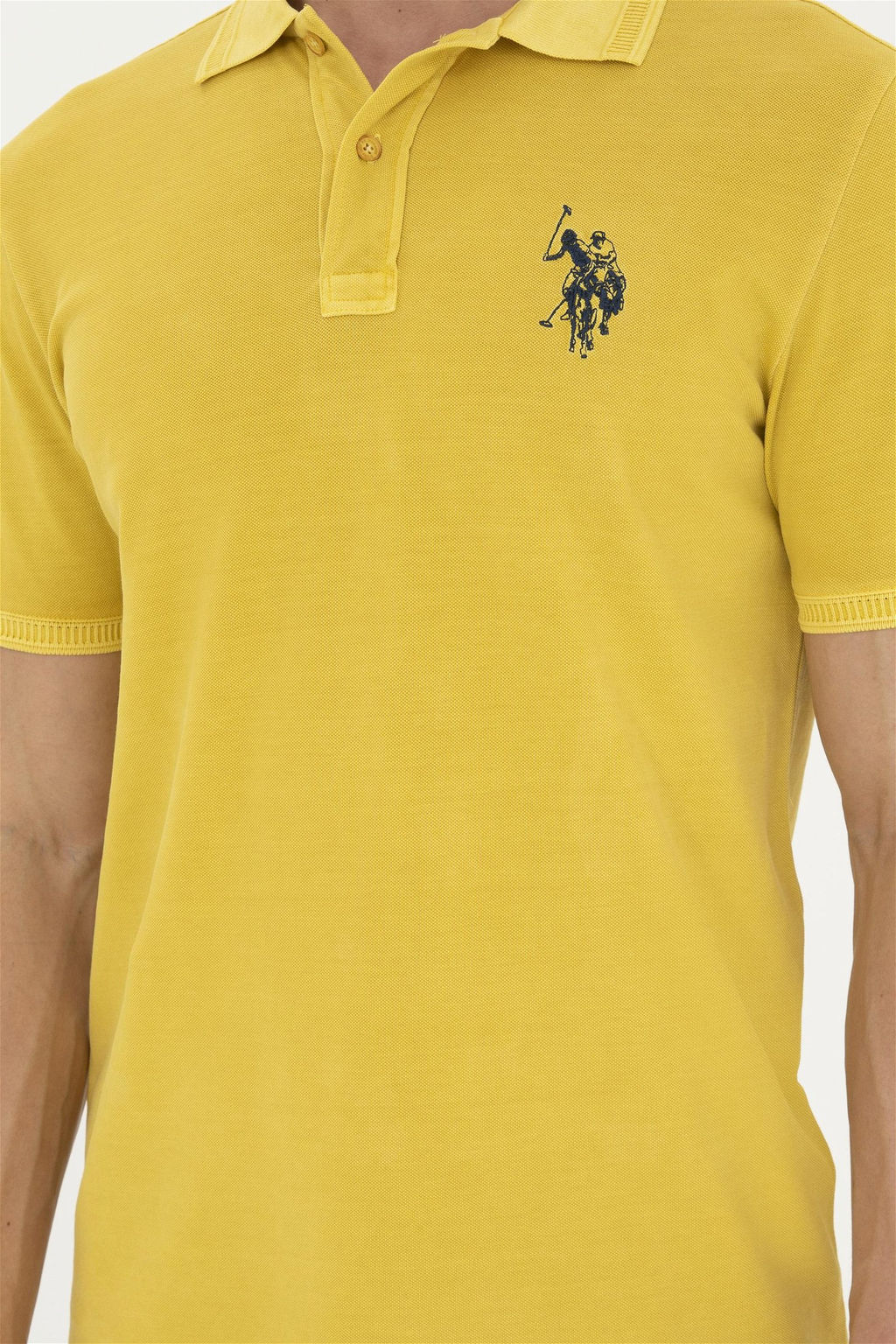Мужская футболка Safran Basic с воротником-поло - U.s. polo assn фото 6
