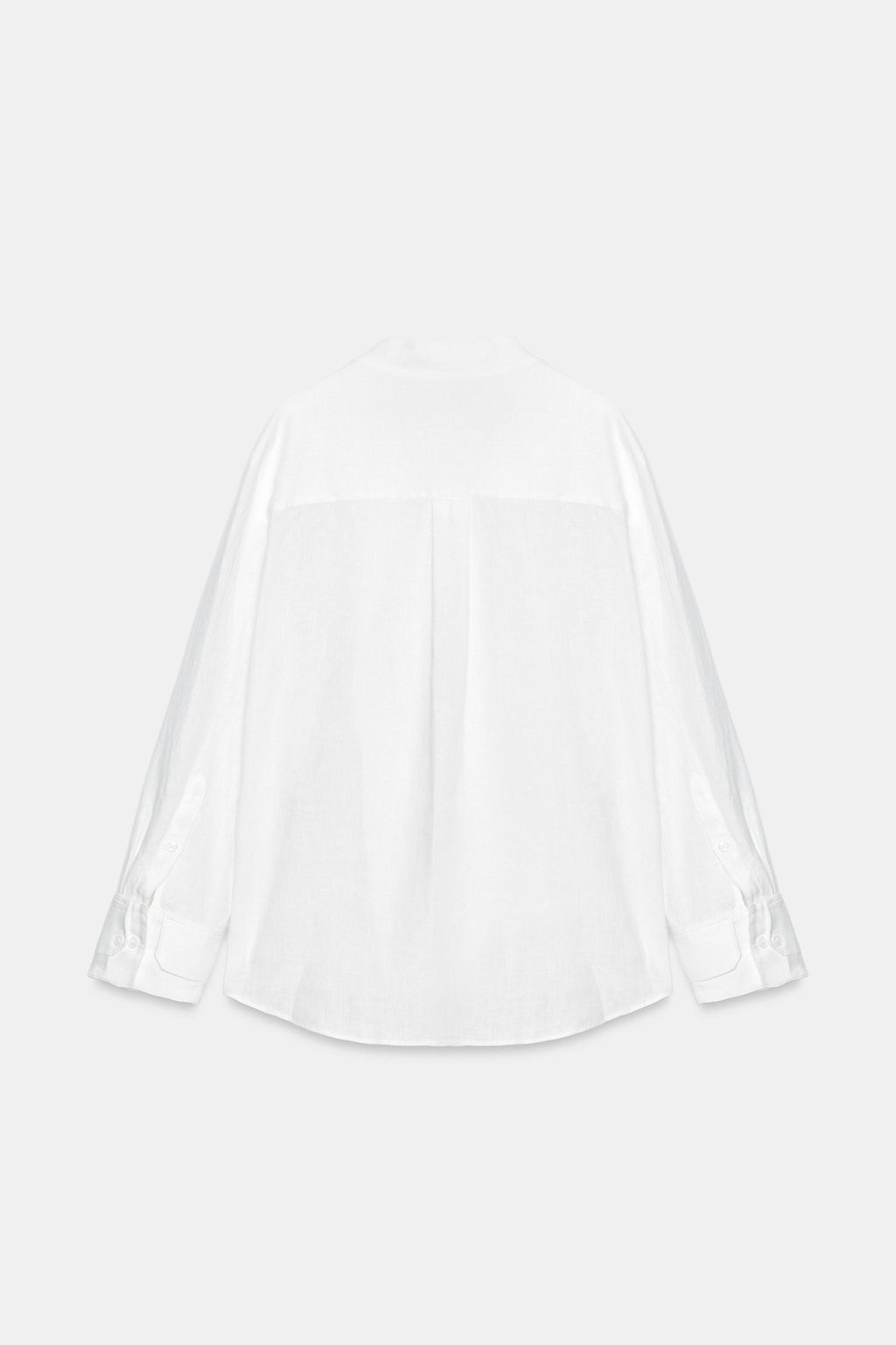 CAMISA ALAMARES LINO 100% ZW COLLECTION / Blanco - Zara фото 6
