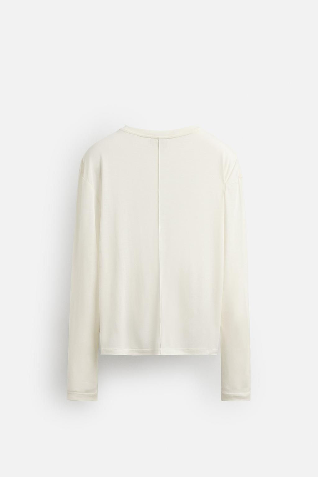 LIMITED EDITION LYOCELL T-SHIRT - Zara фото 16