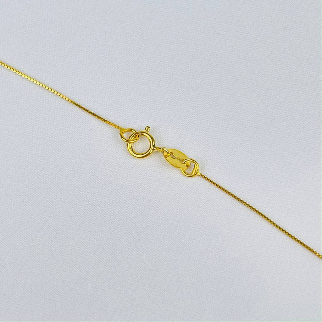 Кулон на цепочке из Аквамарина 45 см