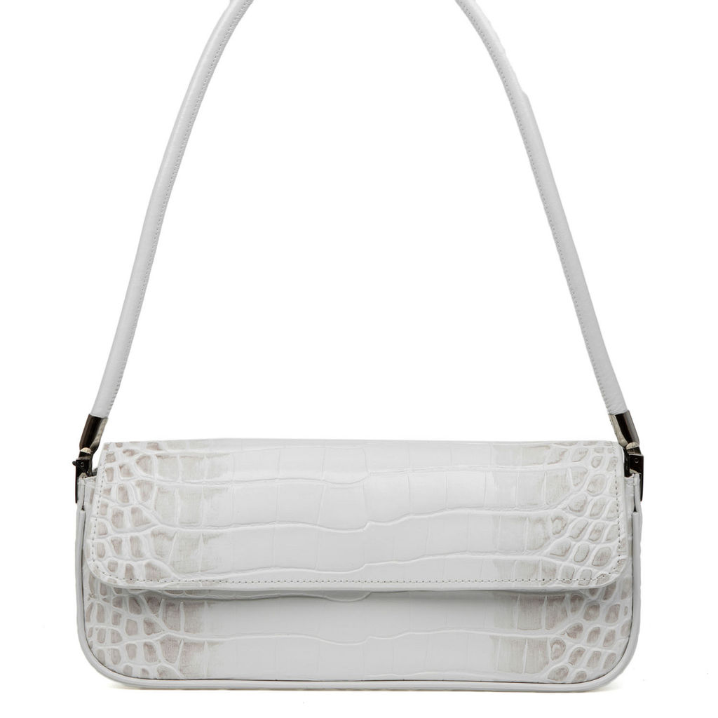 6620 Himalayan White, Женская кожаная сумка, Barcelo Biagi