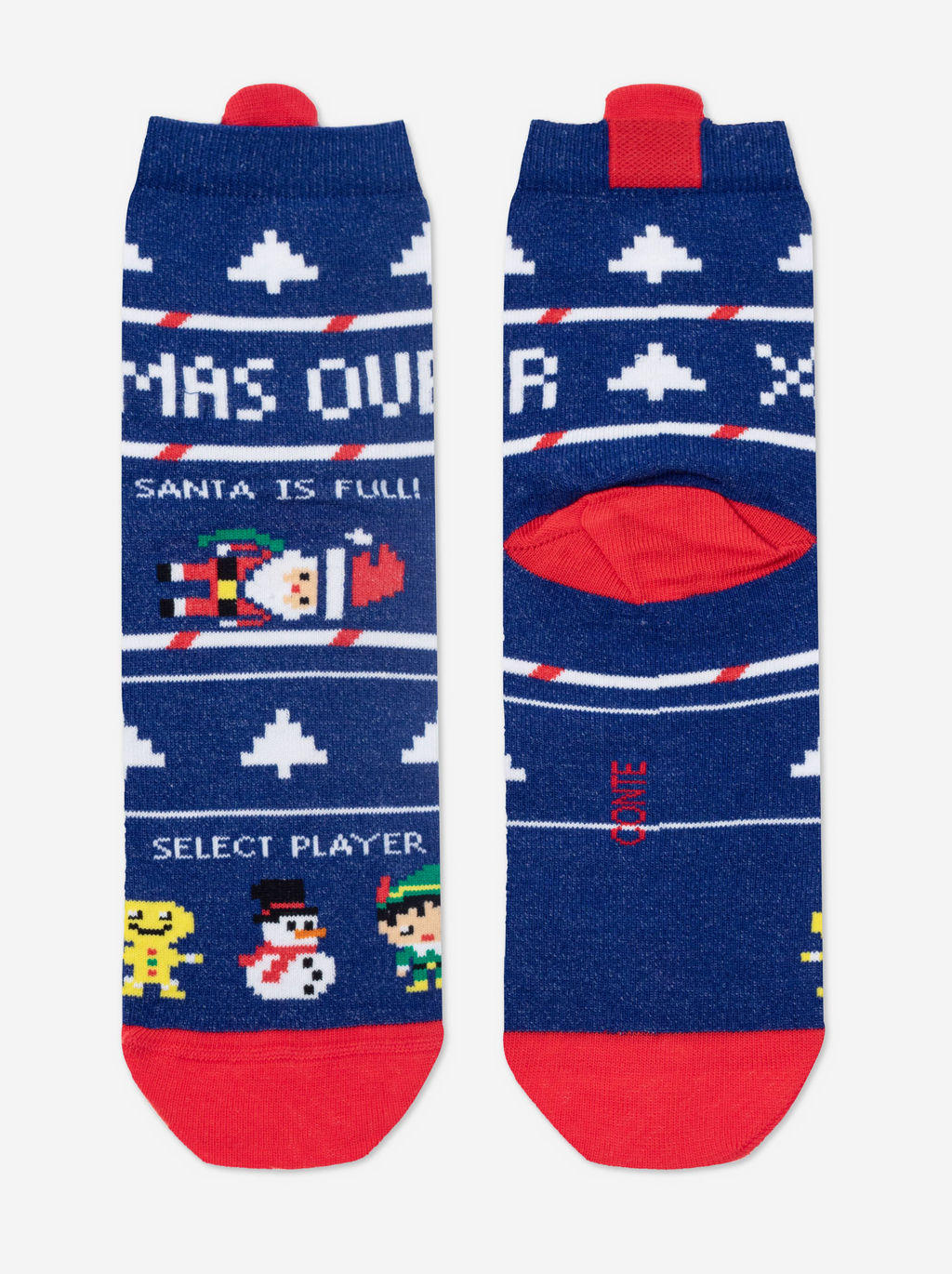 Цена за 2 пары. Носки новогодние синий - Conte elegant фото 3