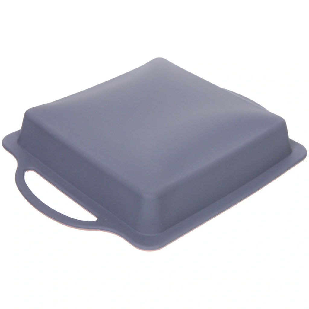 Форма силиконовая "CooKstyle" квадратная с ручками, 20*29*4см, с металлической вставкой