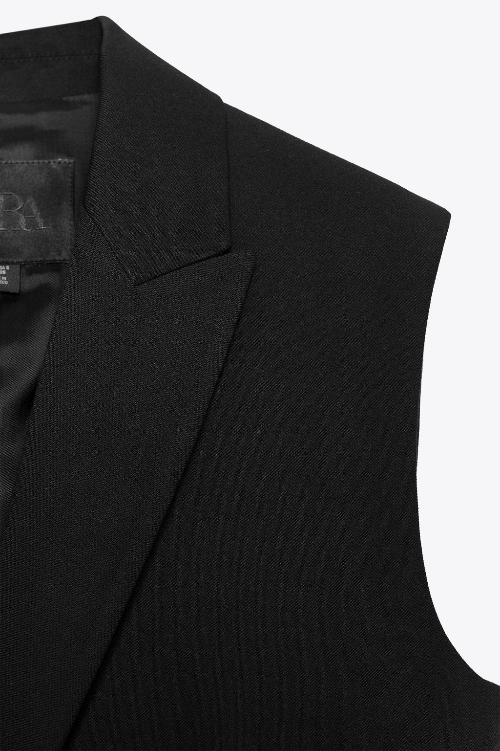 ZW COLLECTION OVERSIZE DOUBLE-BREASTED WAISTCOAT - Zara фото 9