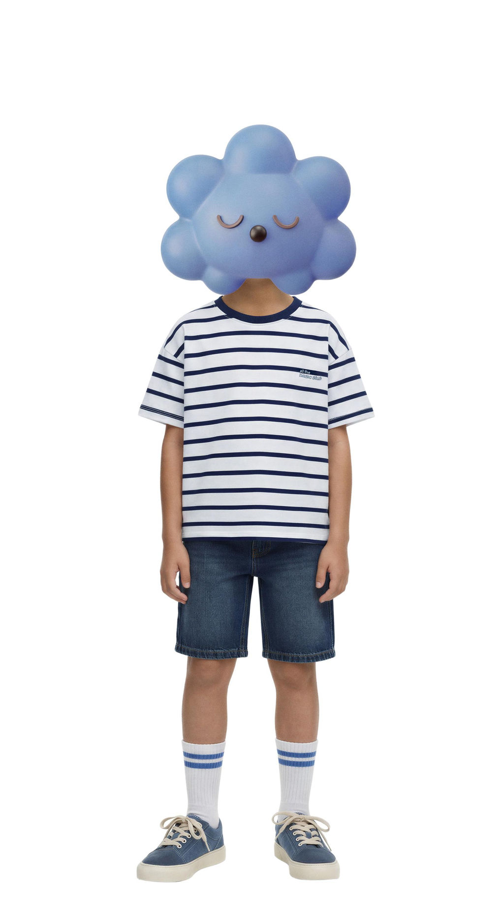 BERMUDA DENIM STRAIGHT / Azul - Zara фото 5