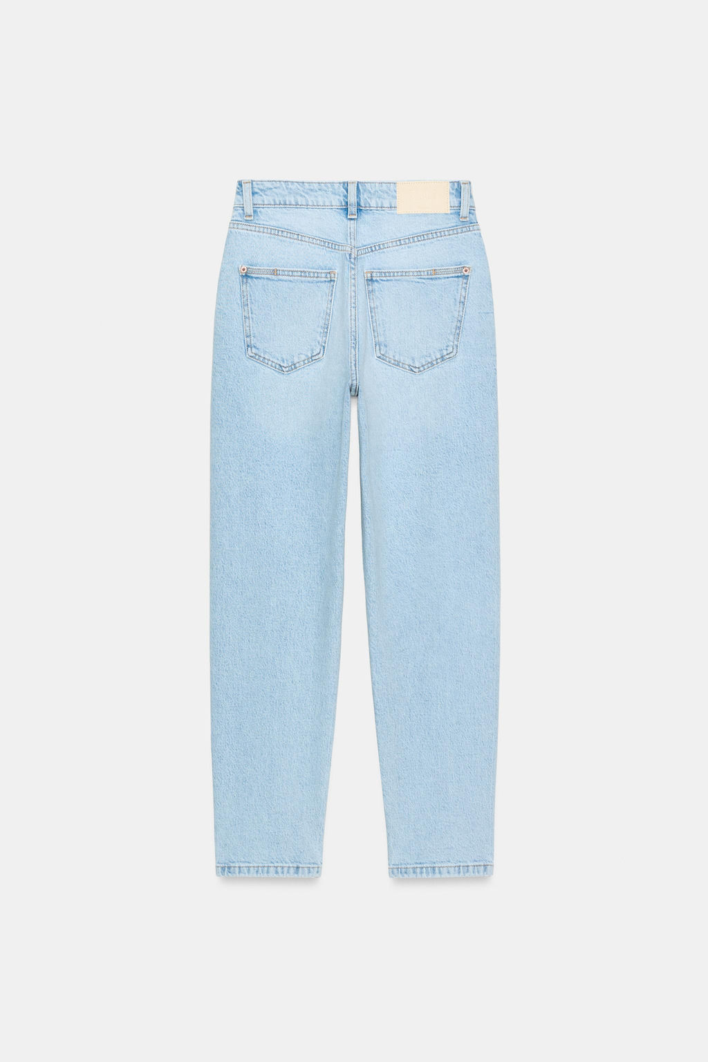 JEANS Z.01 MOM FIT TIRO ALTO / Azul claro - Zara фото 8