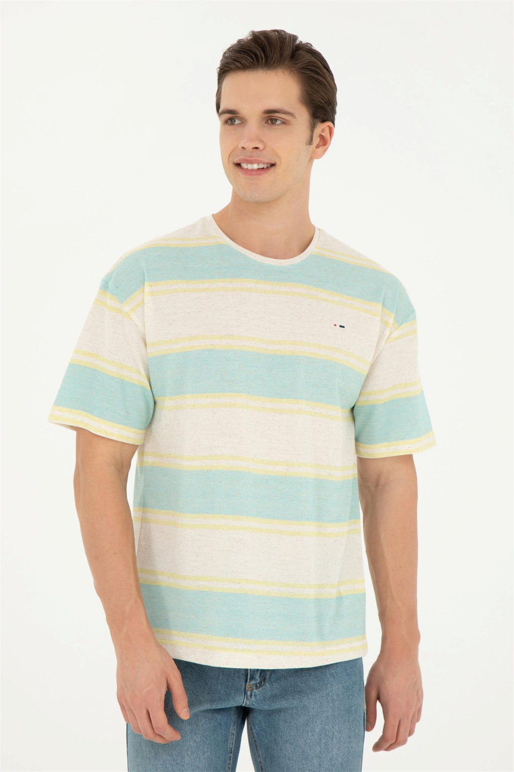 Мужская мятная футболка - U.s. polo assn фото 3