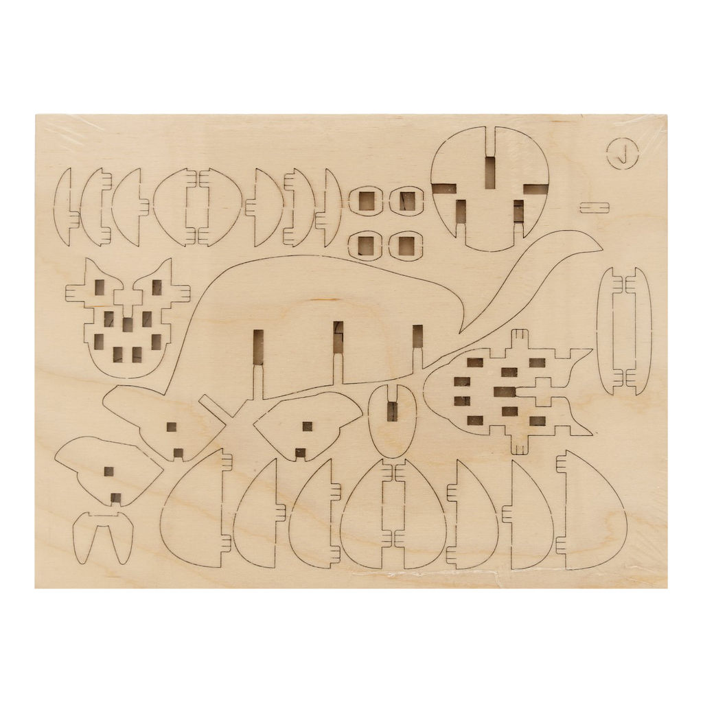 REZARK NIZ-16 Серия Живая природа Пазл 3D 42 элемент. Собака