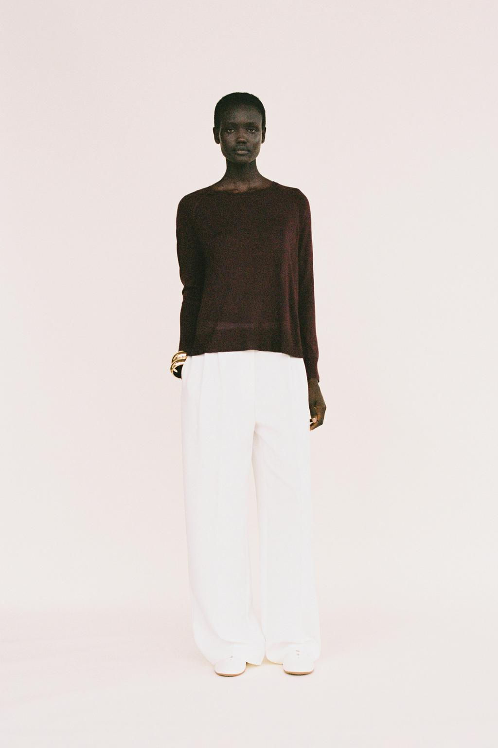 BASIC FINE KNIT SWEATER - Zara фото 2