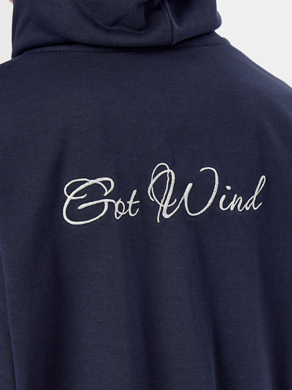 Толстовка женская синяя с надписью Got wind - Mark formelle фото 8