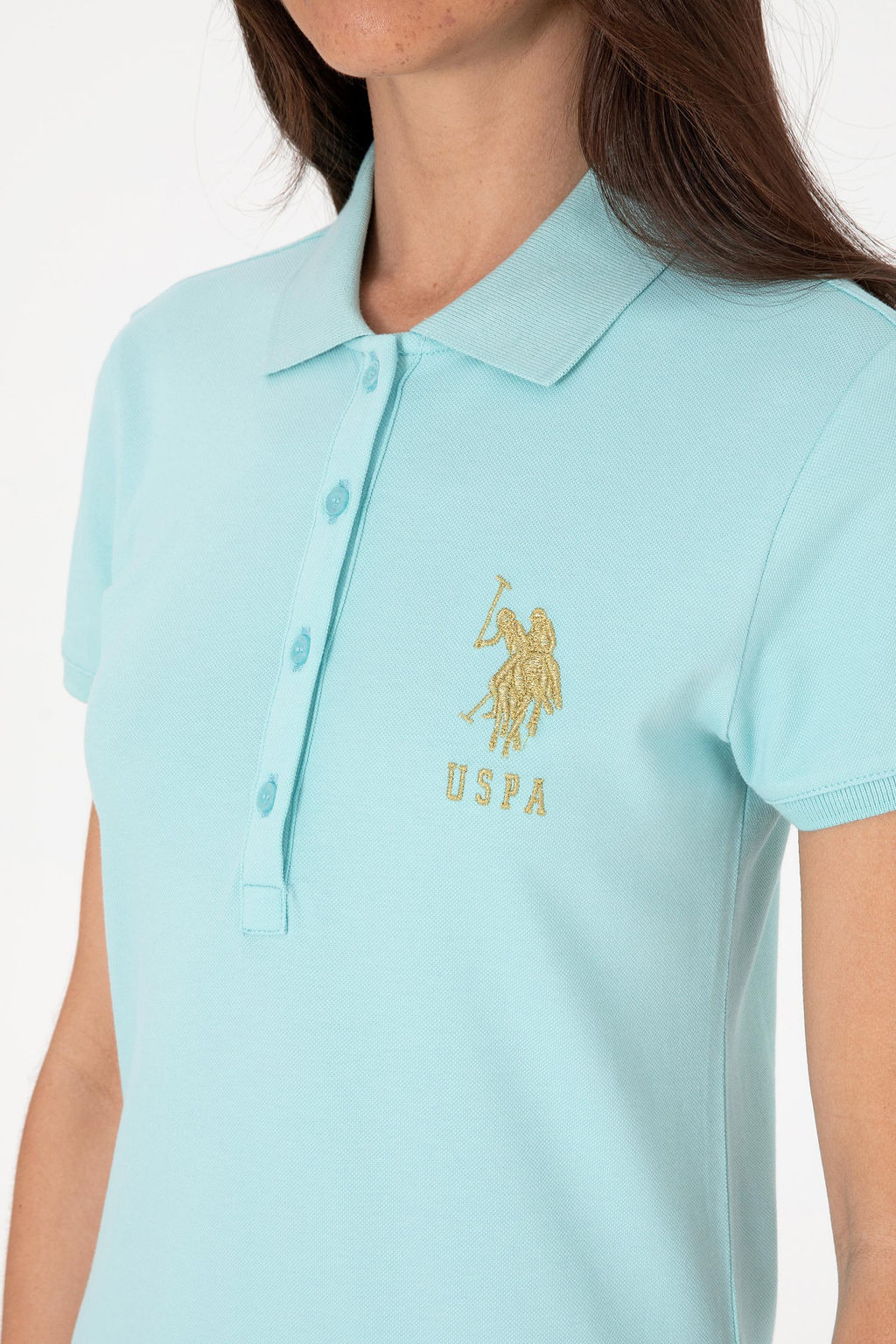 Kad_n Aqua Polo Yaka Mini Boy _rme Elbise - U.s. polo assn фото 6