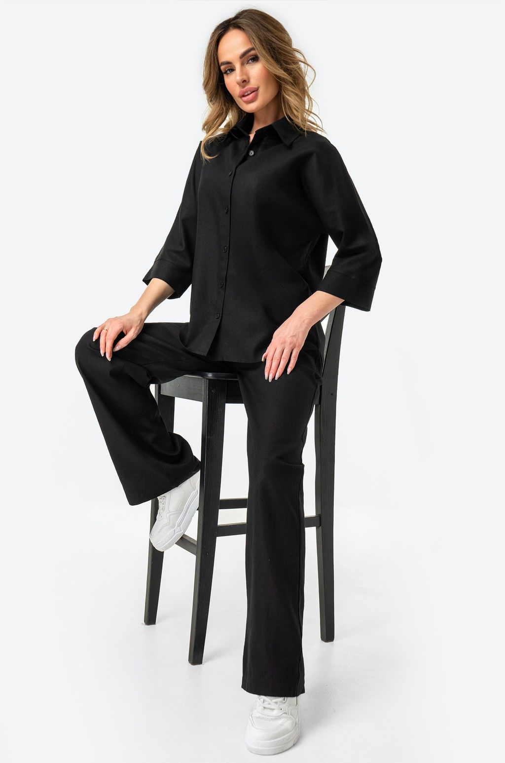 Женский льняной костюм Happy Fox  фото 10