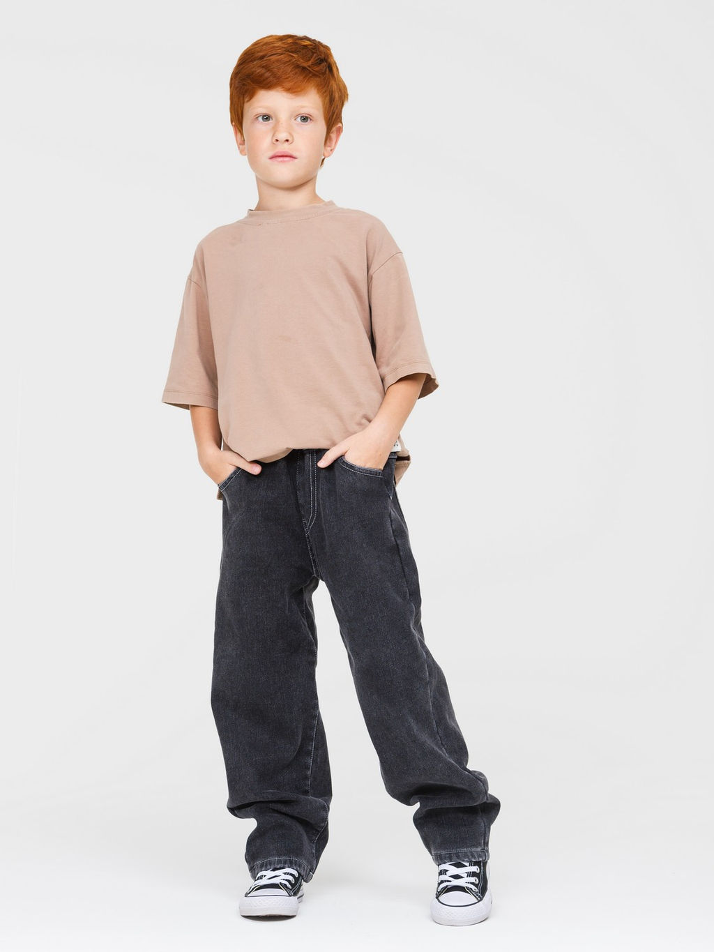 Джинсы-багги утеплённые для мальчиков - Синяя Мода фото 3