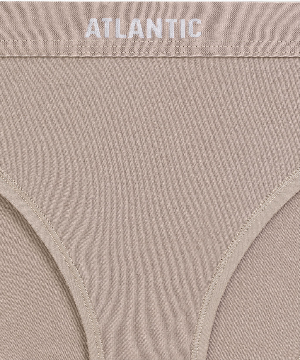 ATLANTIC 3CLP-012 Трусы спорт Sport - набор 3 шт. персиковый + песочный + светло-бежевый  фото 7