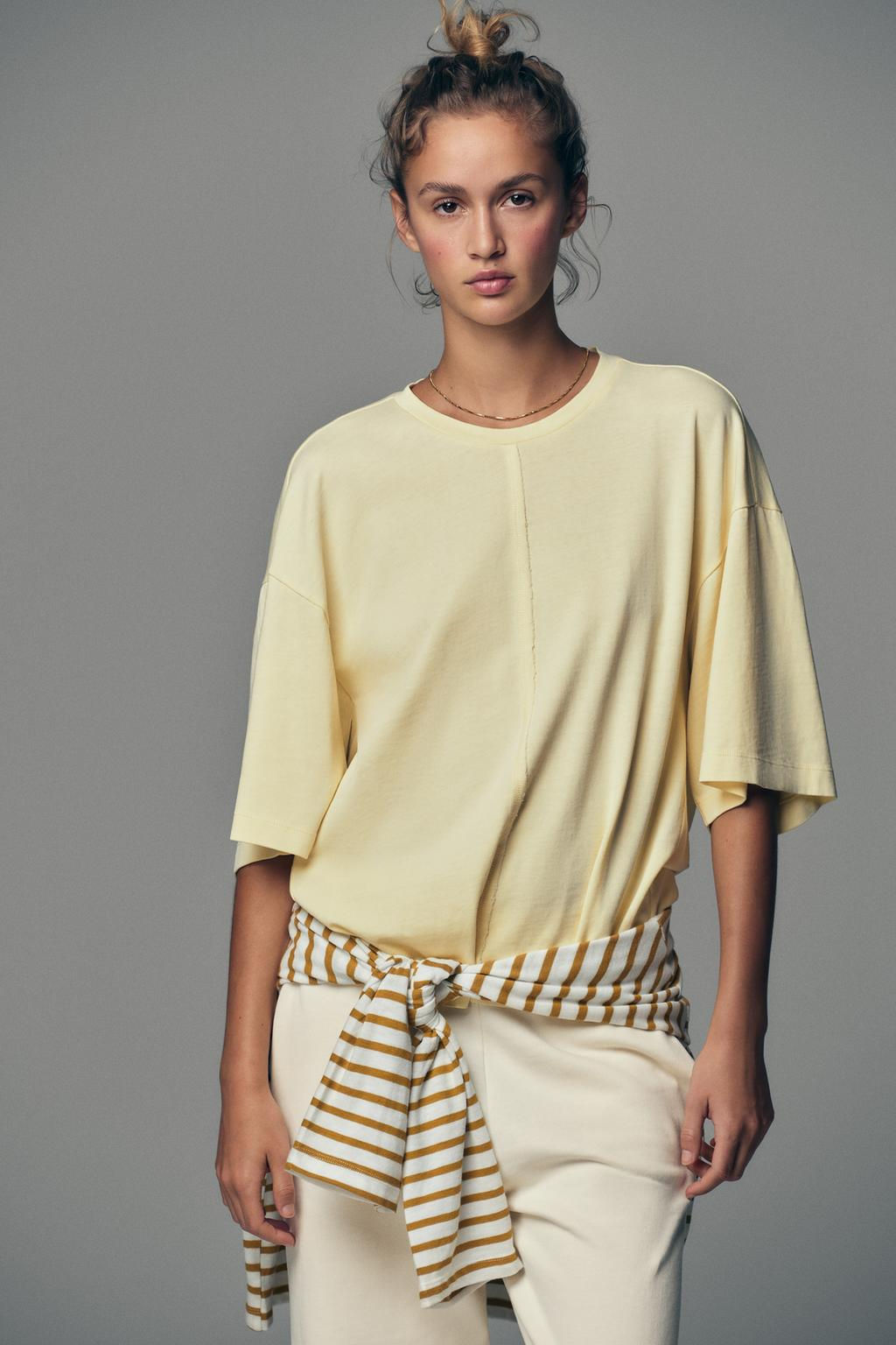 WASHED OVERSIZE T-SHIRT - Zara фото 2