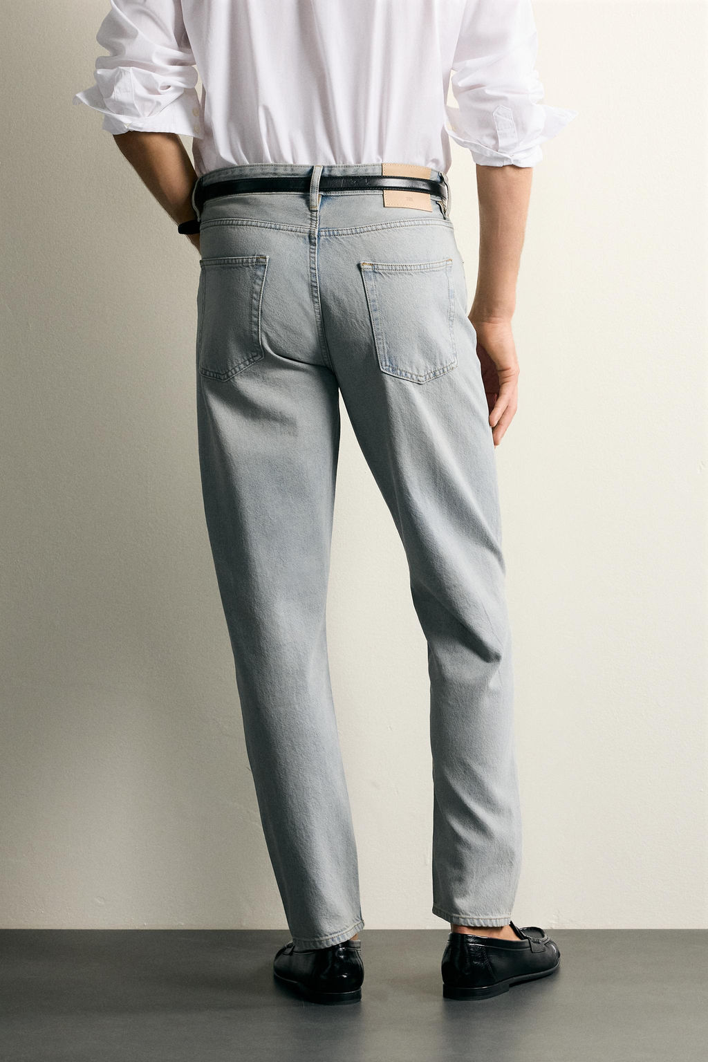 JEANS SLIM TAPERED FIT / Azul / Verde - Zara фото 3