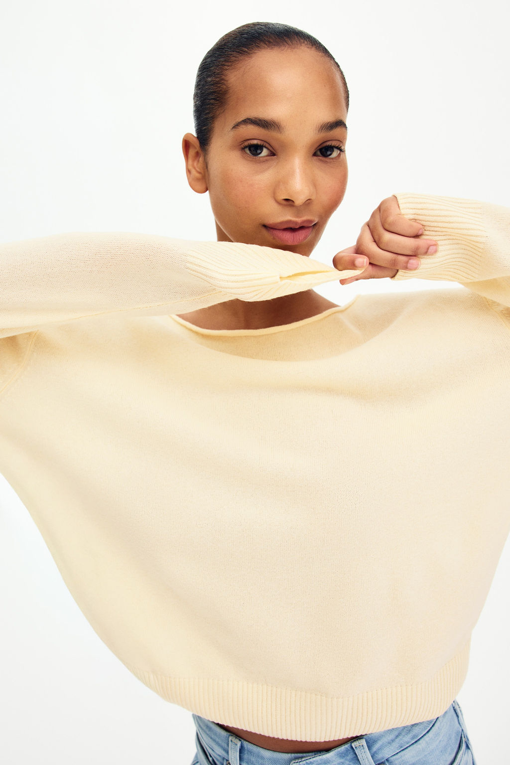 Jersey off-the-shoulder - H&m фото 7
