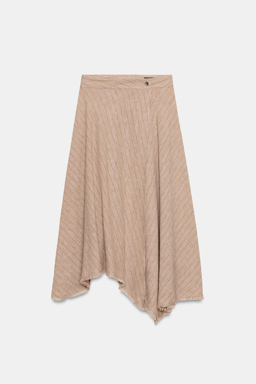 FALDA ASIM?TRICA RAYAS SET / Marr?n claro - Zara фото 6
