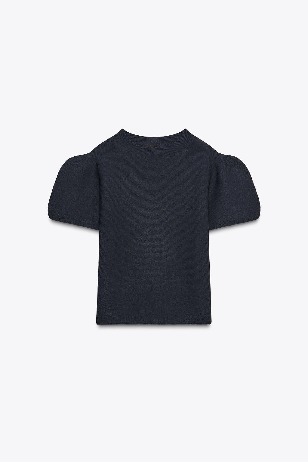 PUFF SLEEVE KNIT TOP