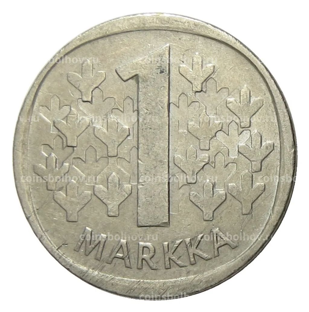 Монета 1 марка 1971 года S Финляндия