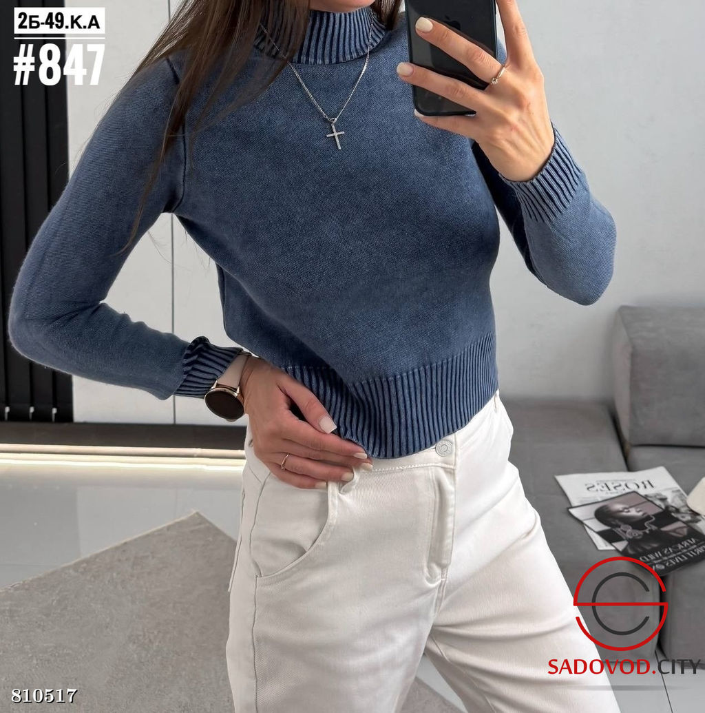 Свитер женский однотонный - Bruno фото 4