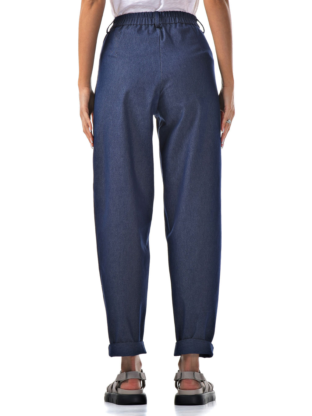 Хлопковые деним брюки - А+б коллекция фото 11