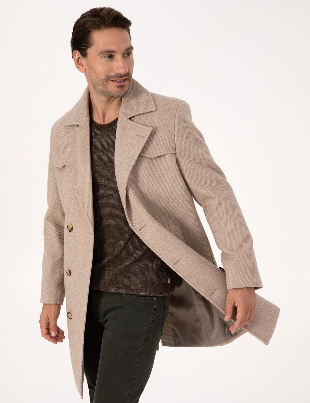 Bej Regular Fit Ka_e Kaban