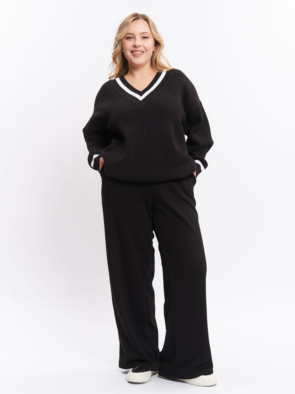 Джемпер вязаный DG39166BLK01 - Артесса фото 11