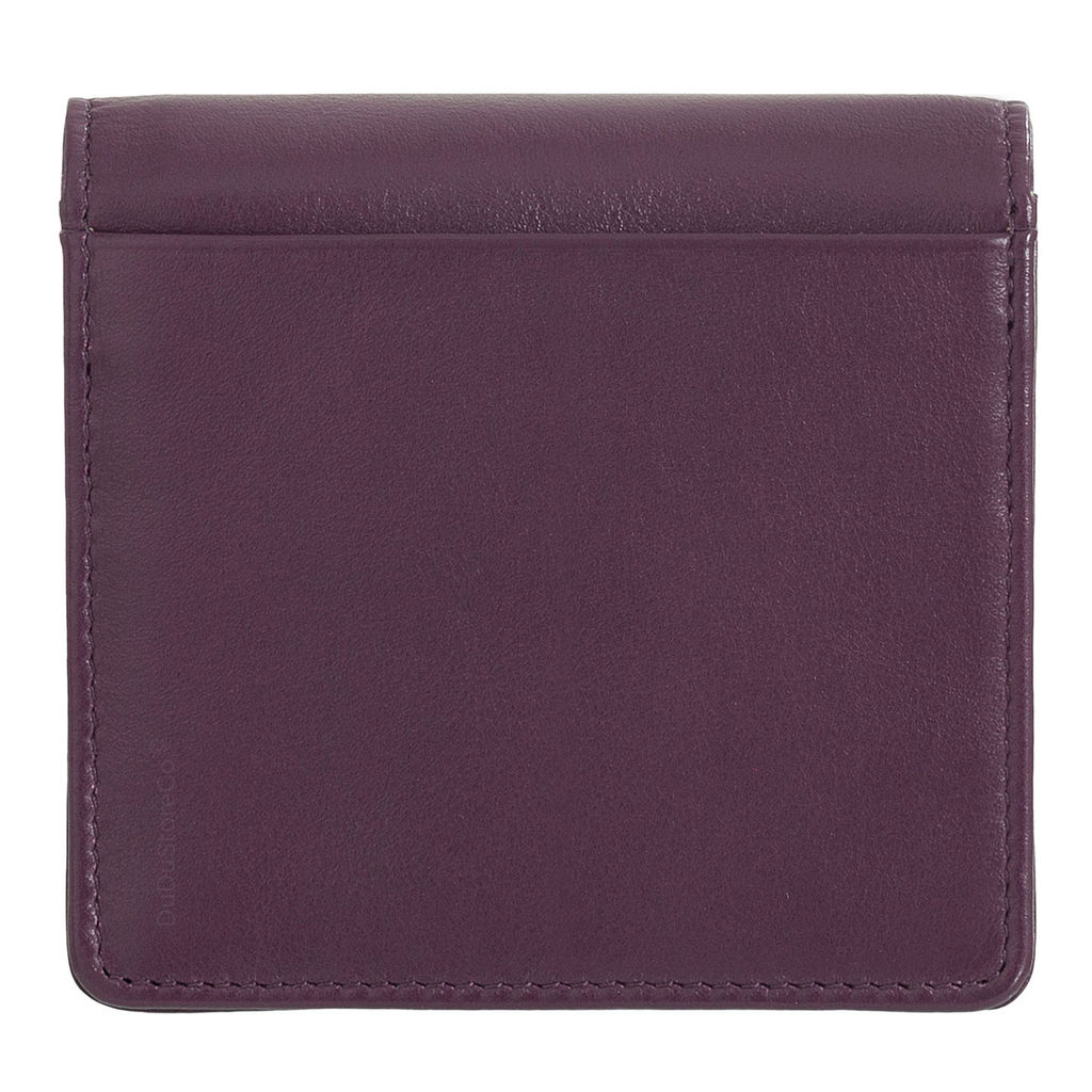 Итальянский кожаный кошелек DuDu серии Flores | темно-фиолетовый - Dudubags фото 6