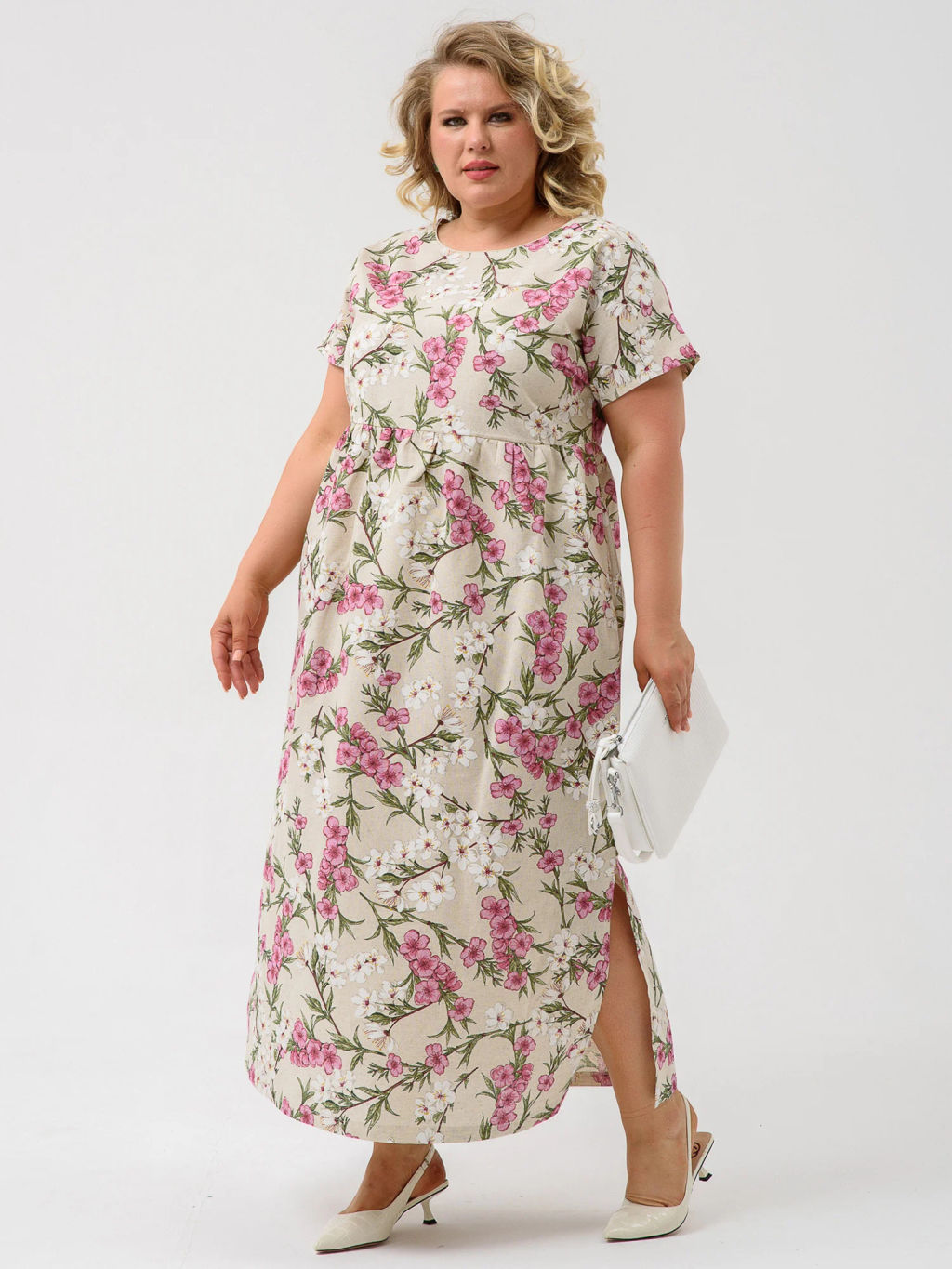 Платье Хлопок 70% Лён 30% Кострома 2 - Оптима фото 69