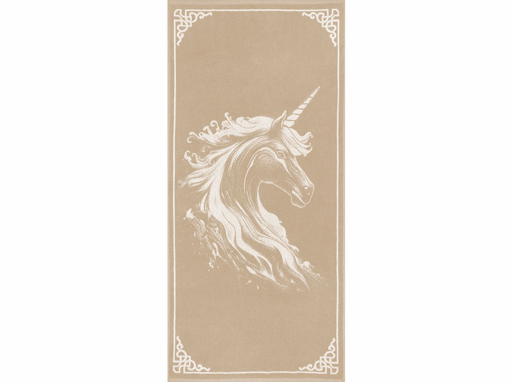 Полотенце махровое 6с102.511ж2 Огненный единорог(лен3) 67х150см