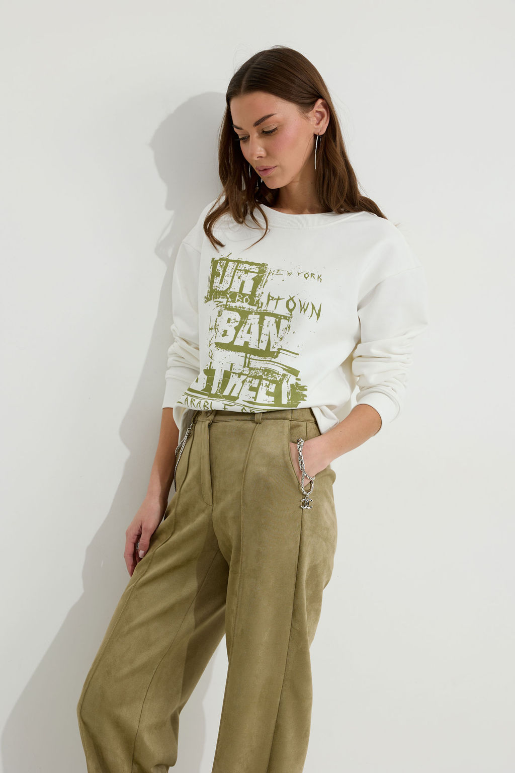 Джемпер 4309 (оливка) - Lyushe фото 4