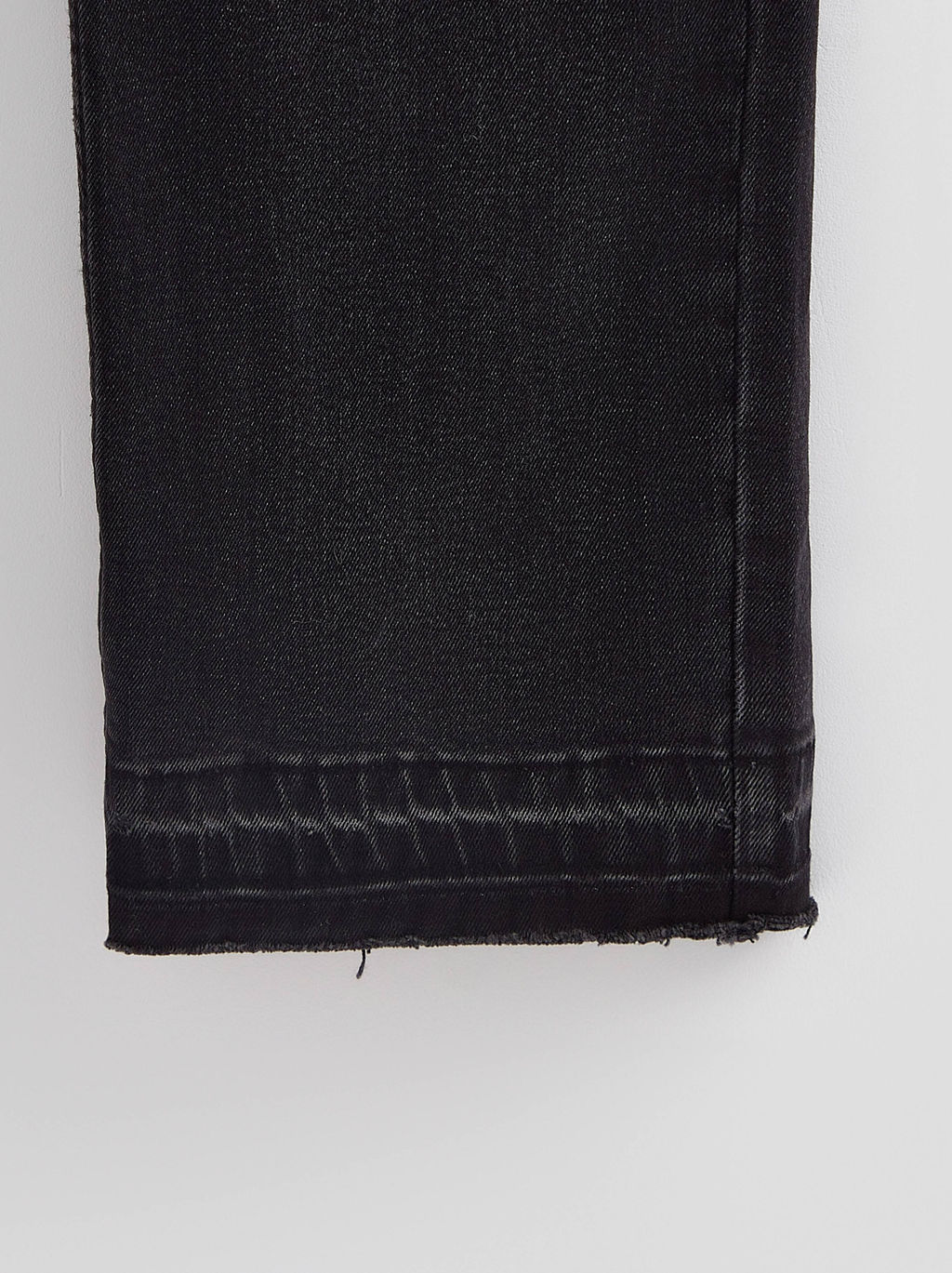 CONTE CON-716 Джинсы straight из eco-friendly денима с необработанным краем black - Conte elegant фото 7