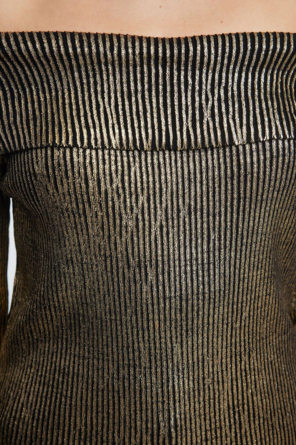 Alt?n Carmen Yaka Varakl? Triko Kazak TWOAW25KZ00152