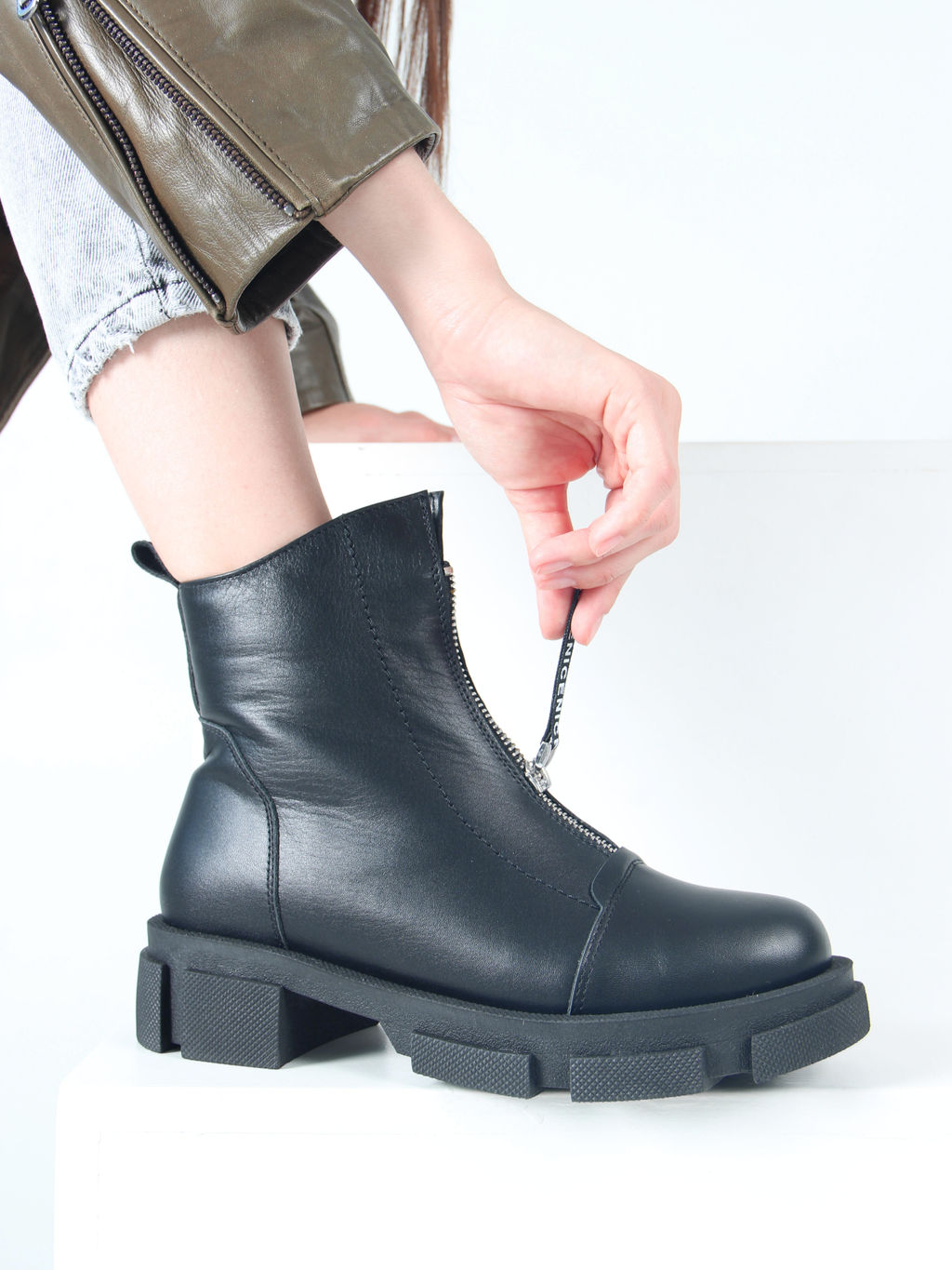 Ботинки EDART 330.21074.black/мех