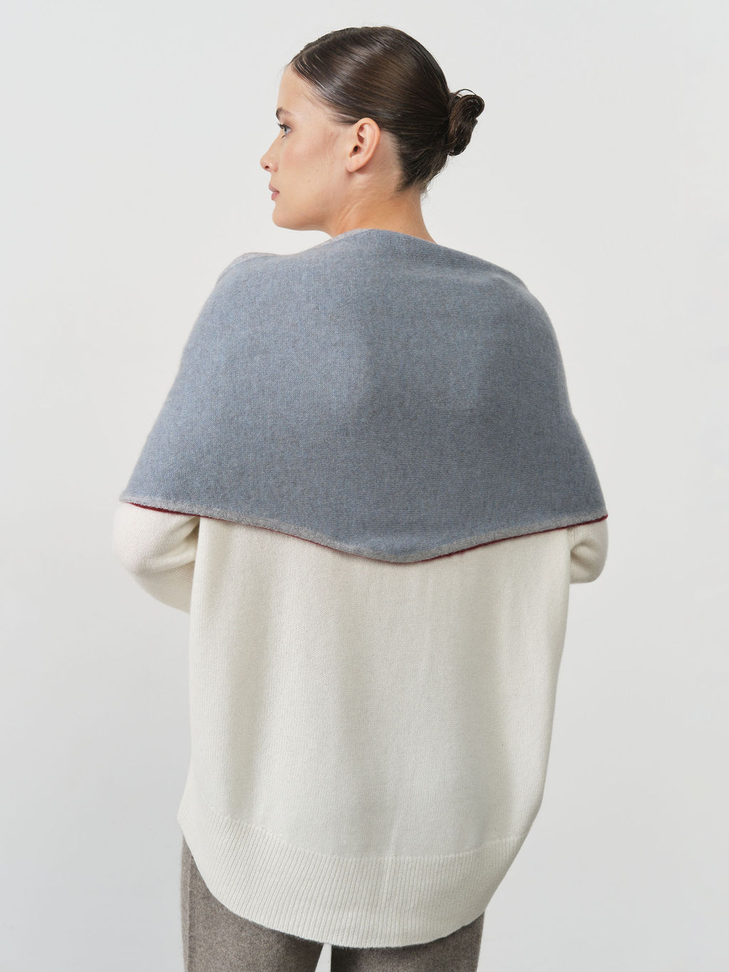 Шарф из кашемира 09097 океан