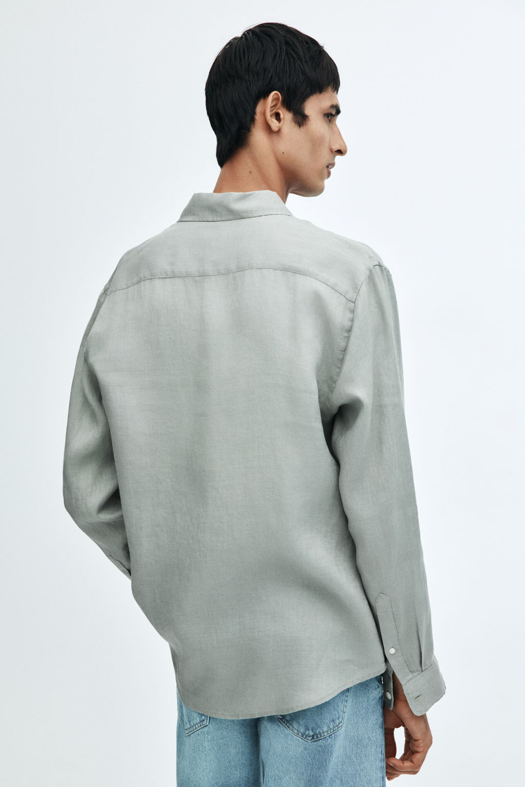 Camisa de lino Regular Fit - H&m фото 5