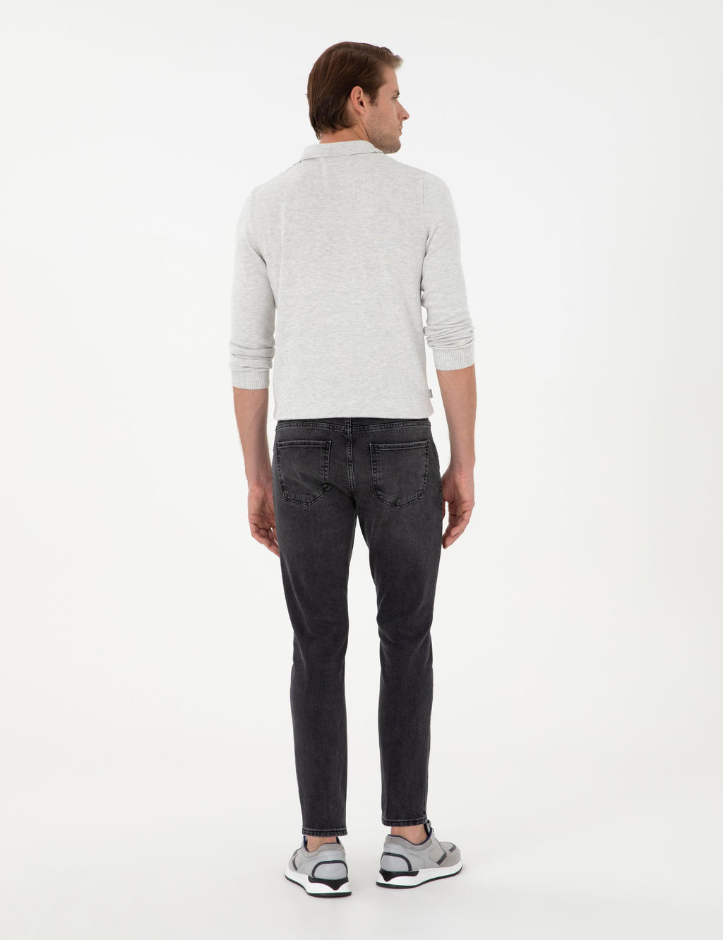 Siyah Slim Fit Jean Pantolon - Pierre cardin фото 4