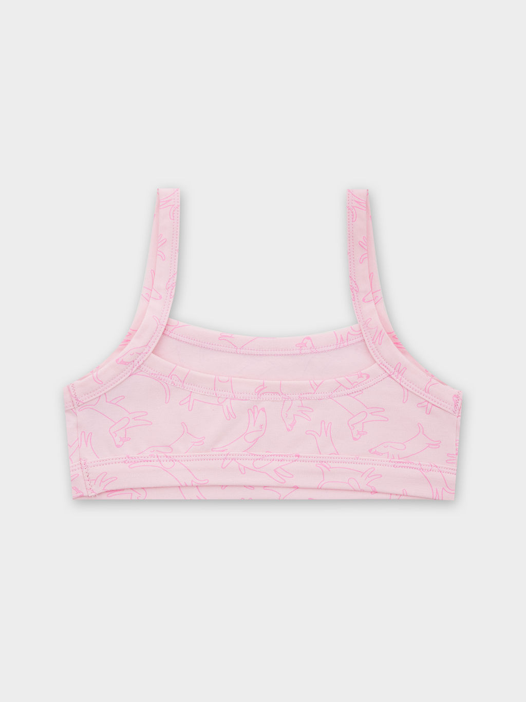 Топ для девочек розовый с контурными собачками - Mark formelle фото 2