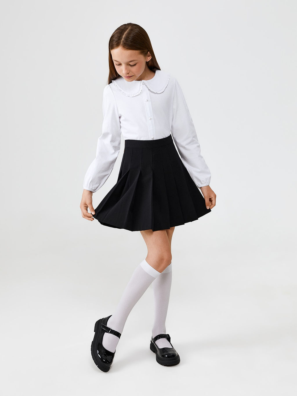 ACOOLA / Блузка детская для девочек Roberta белый фото 3