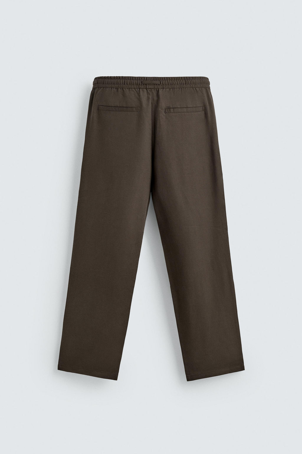 PANTAL?N FLUIDO RELAXED FIT / Marr?n / Topo