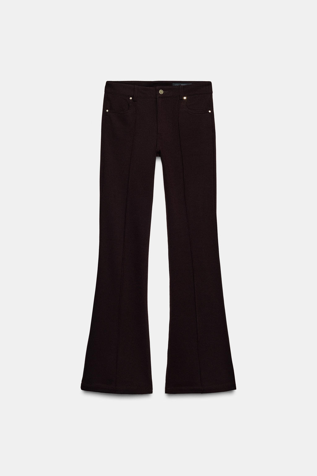 LOW-RISE FLARE TROUSERS - Zara фото 6