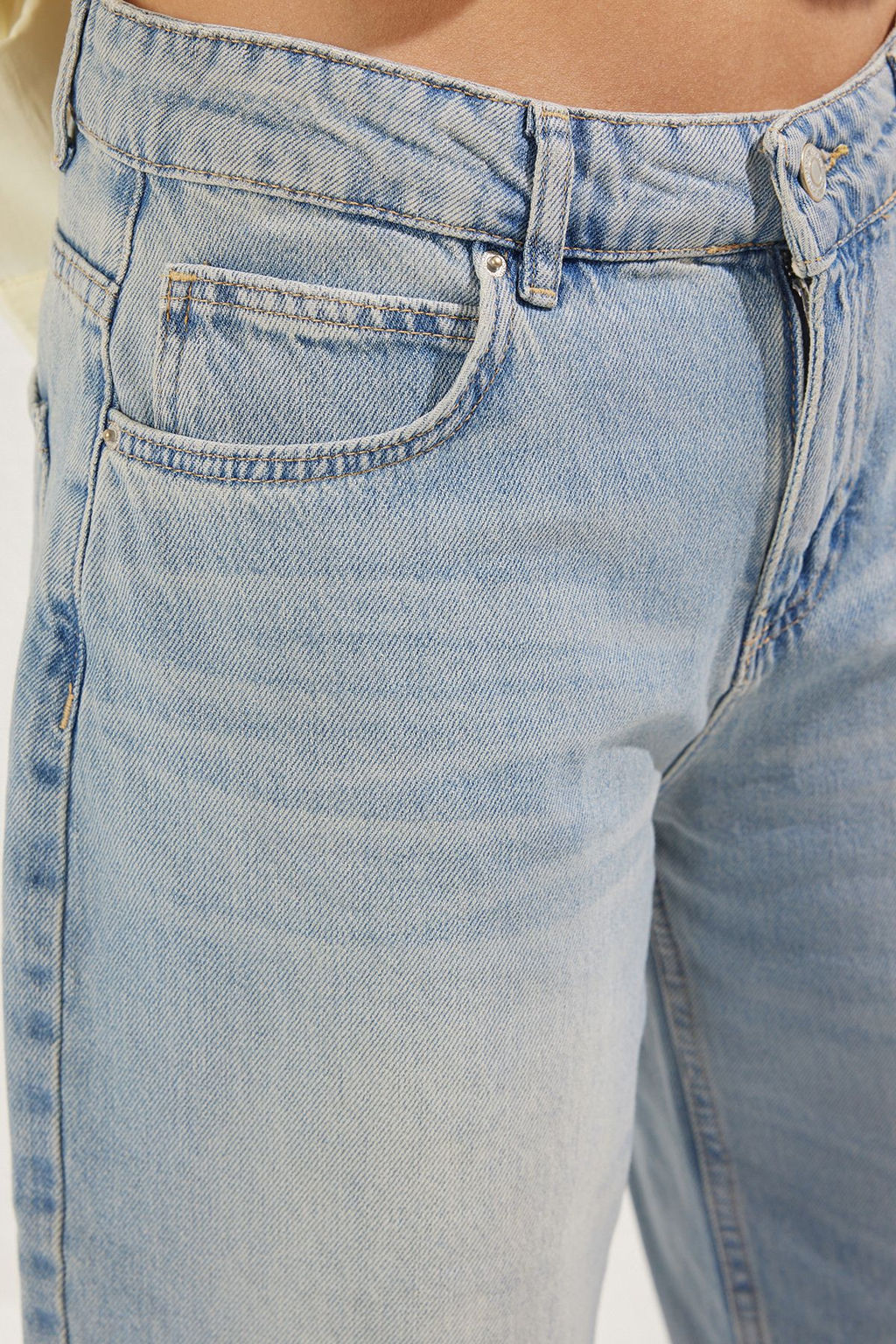 TRENDYOLMILLA Antrasit Premium Dusuk Bel Skater Baggy Jeans TWOSS25JE00173 фото 4