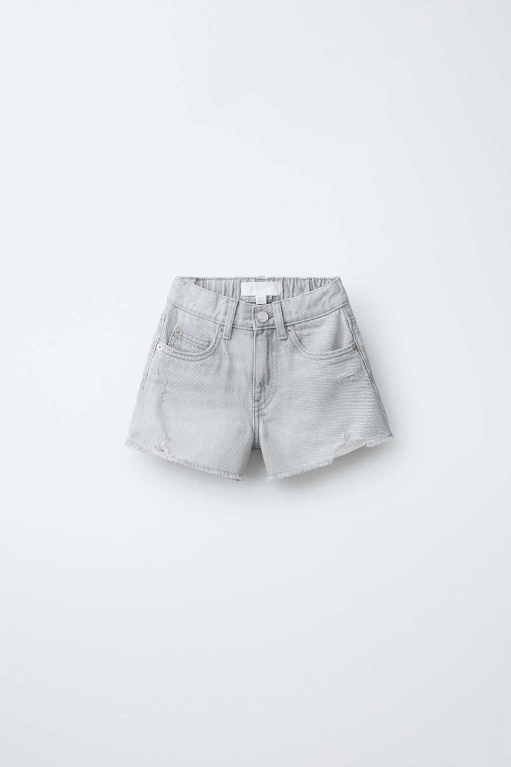 BERMUDA DENIM ROTOS / Gris