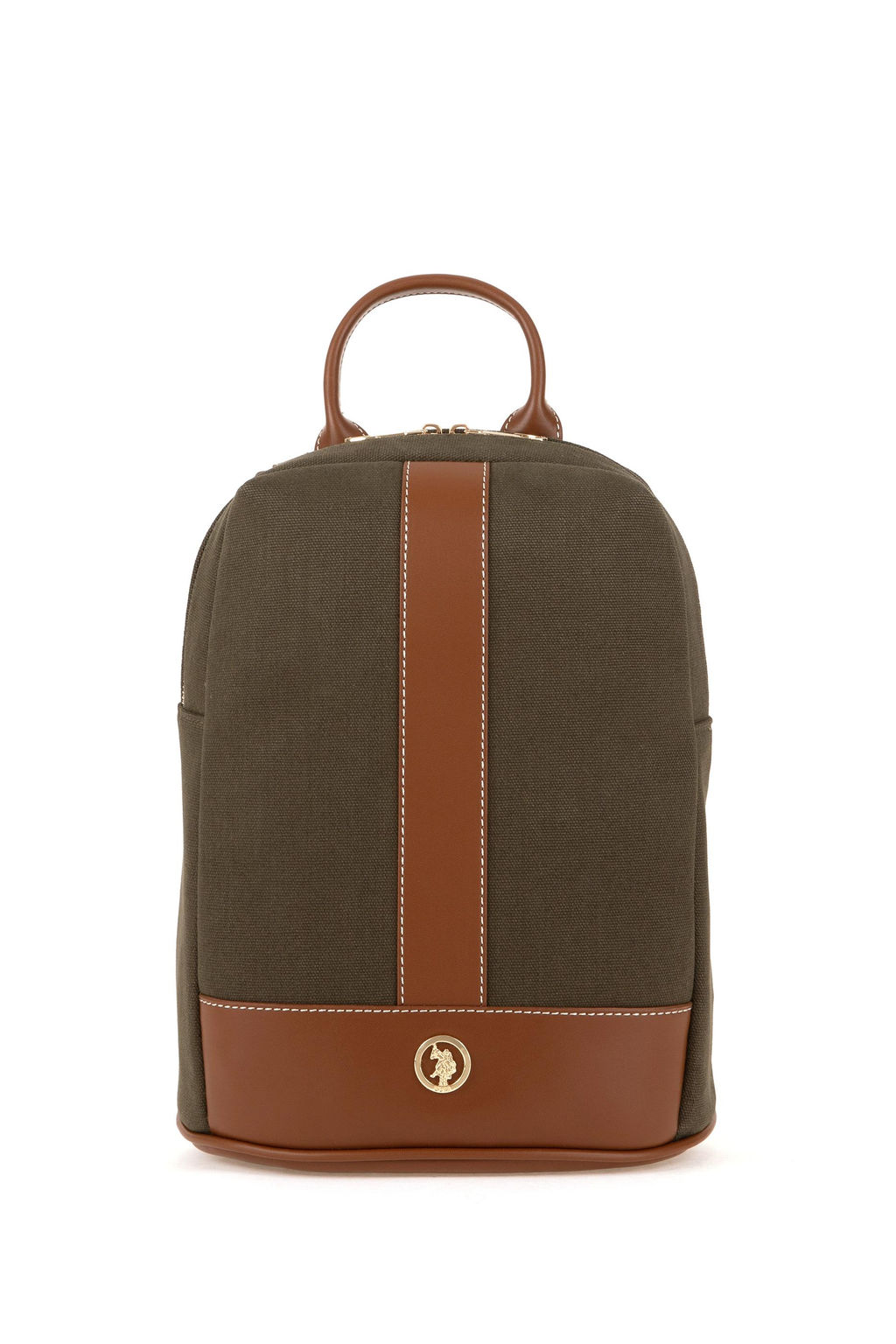 Женский холщовый рюкзак цвета хаки Неожиданная скидка в корзине - U.s. polo assn фото 3