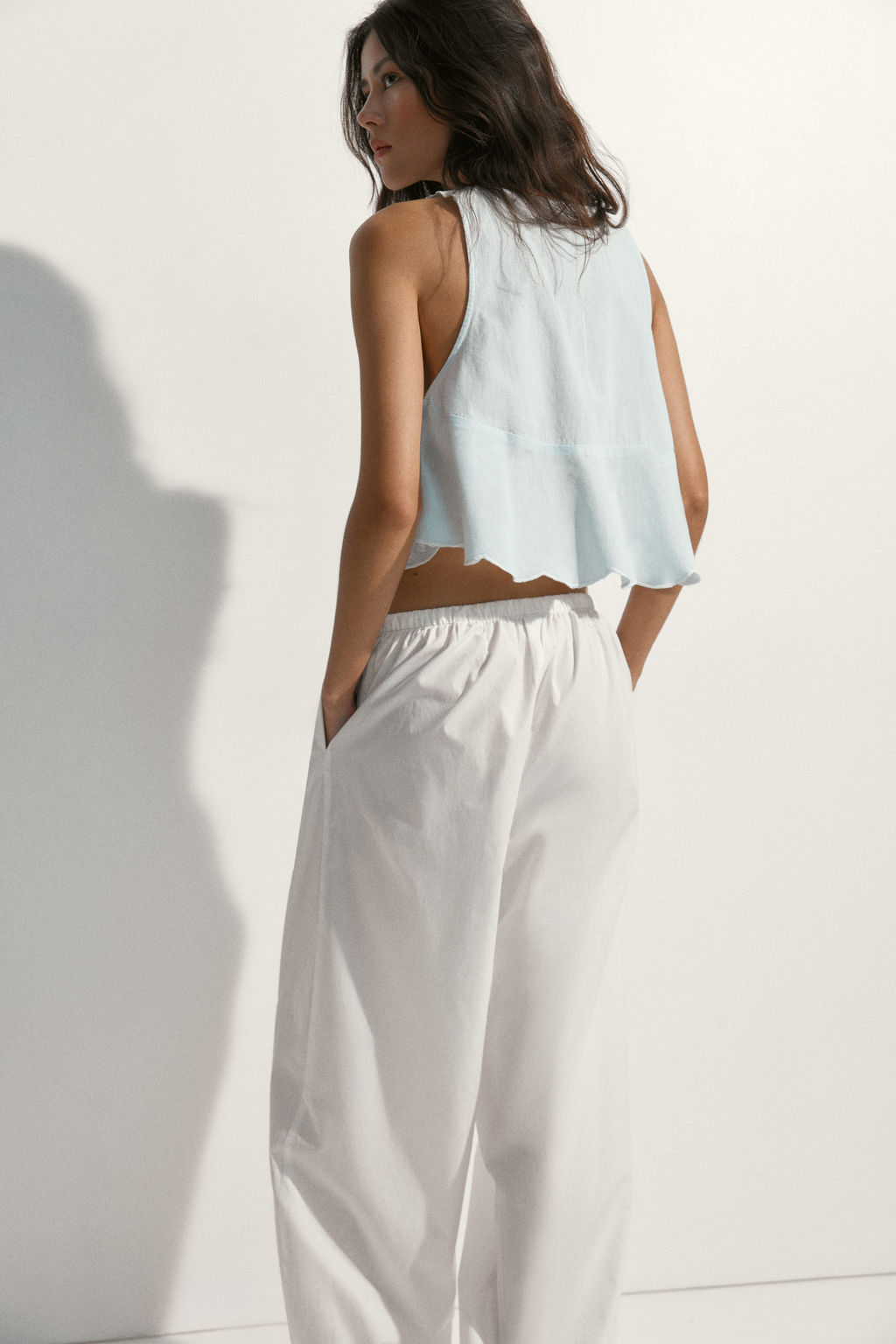 Top bordado con lazadas - H&m фото 3
