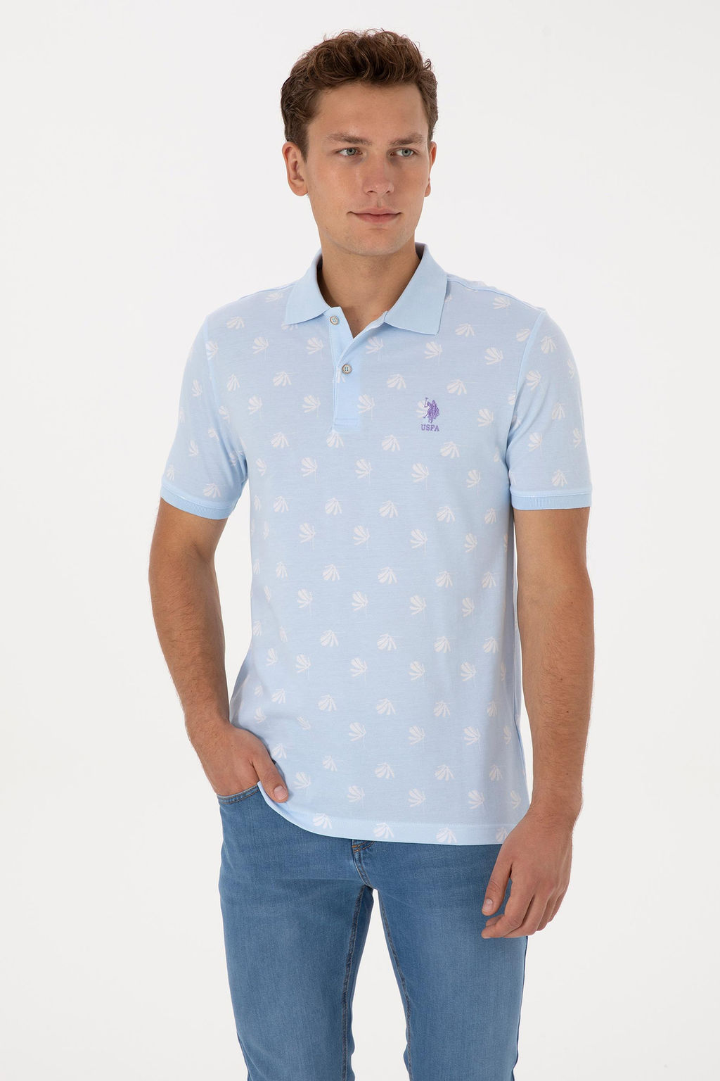 Erkek A__k Mavi Ti__rt - U.s. polo assn фото 8