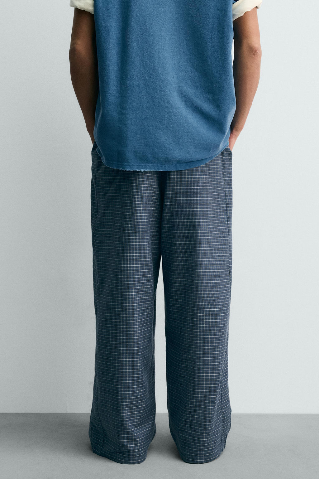 LIMITED EDITION BAGGY FIT CHECK TROUSERS - Zara фото 20